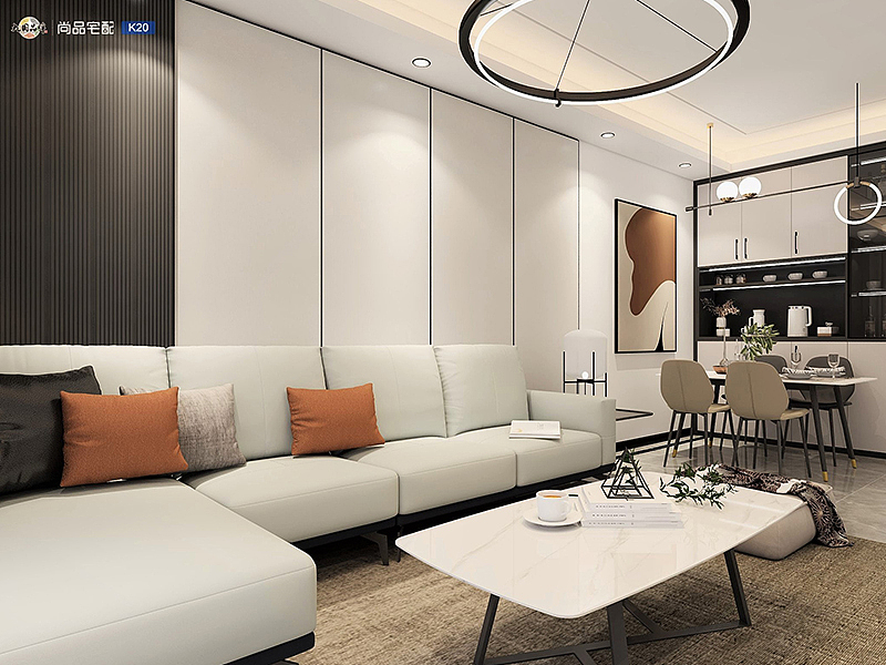 木菲美家：云和中心124㎡3室2厅现代风格装修效果图（图ZMjk3MjEwNzA0） - 家装设计 - 站酷设计师木菲美家原创素材 - 站酷ZCOOL