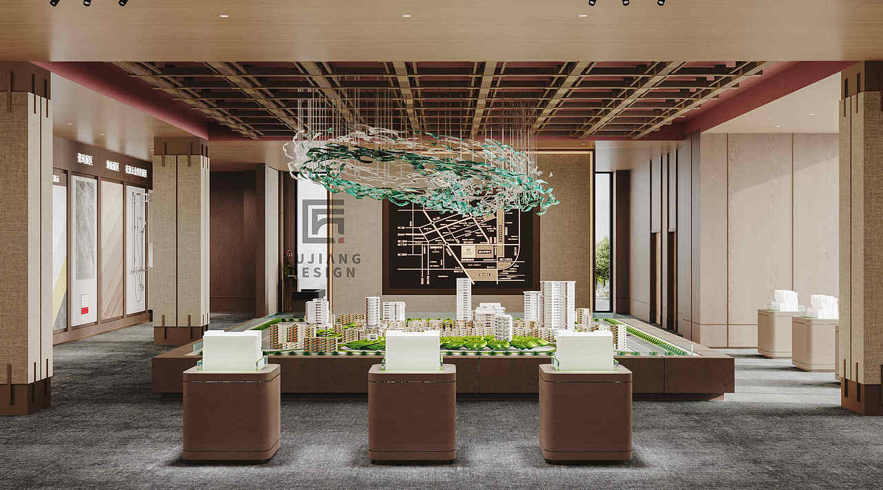 新中式丨售楼中心,典雅东方,借古开今