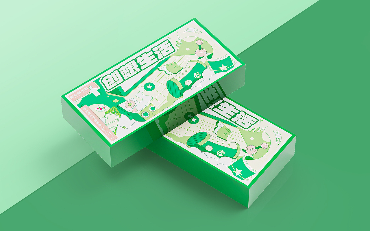 爱创材料飞机盒|插画设计&包装设计