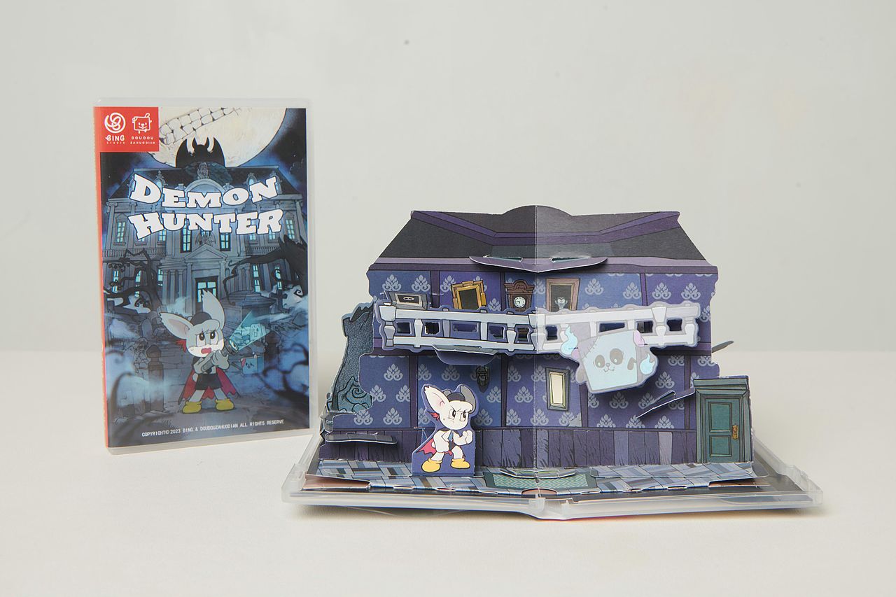 Demon Hunter 鬼屋冒险立体书（图ZMzU0NzMwMTAw） - 工艺品设计 - 站酷设计师做产品的吴师傅原创素材 - 站酷ZCOOL