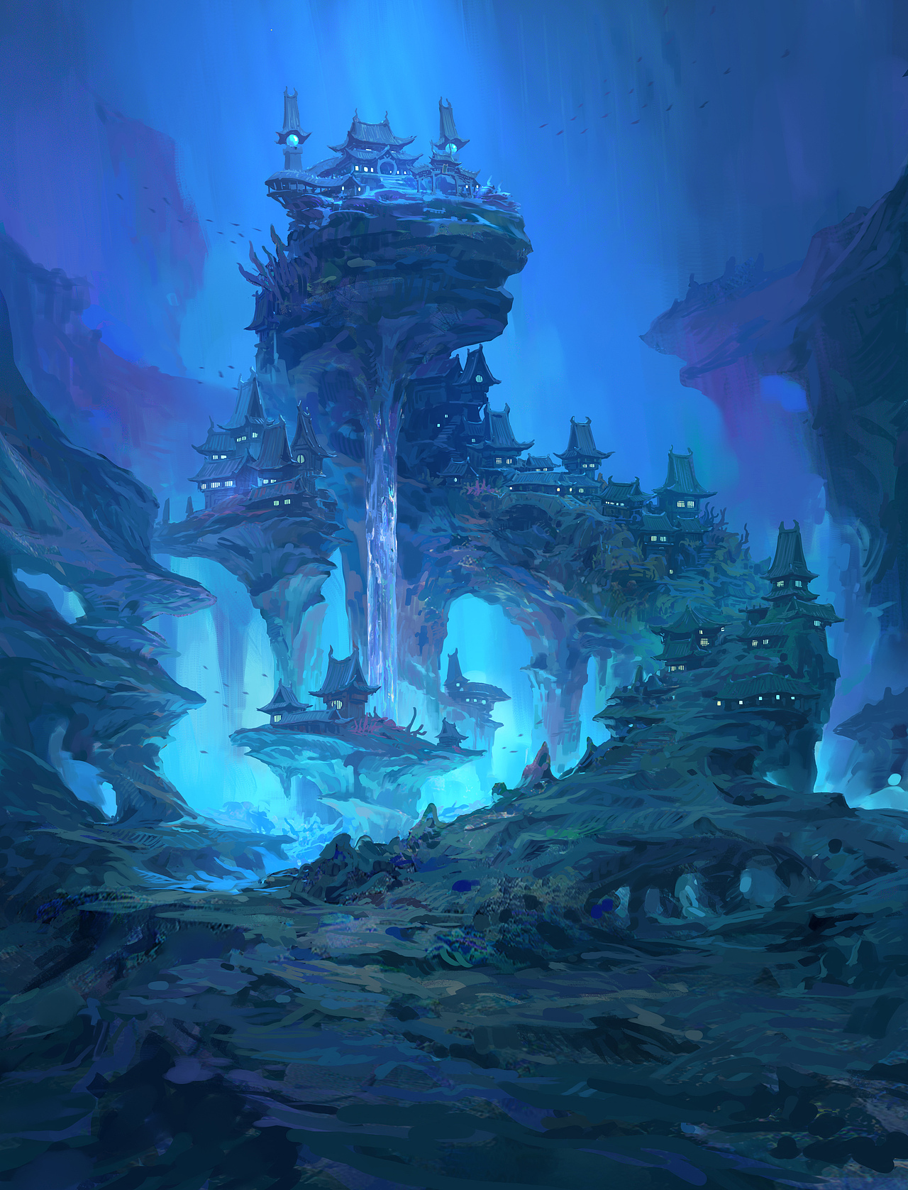 给动画片《新西游历险记》做的一些场景设定(合集)