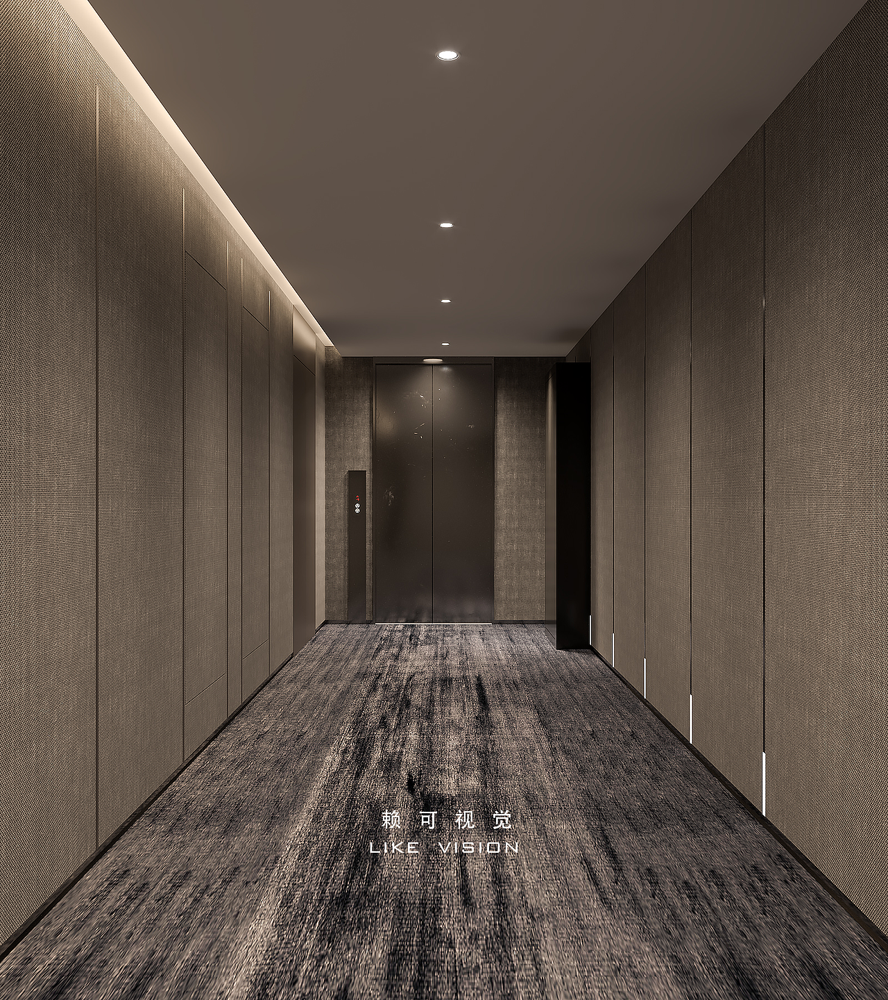 餐厅酒店过道效果图（图ZMjk4MTM5MjY0） - 建筑/空间 - 站酷设计师赖可效果图表现原创素材 - 站酷ZCOOL