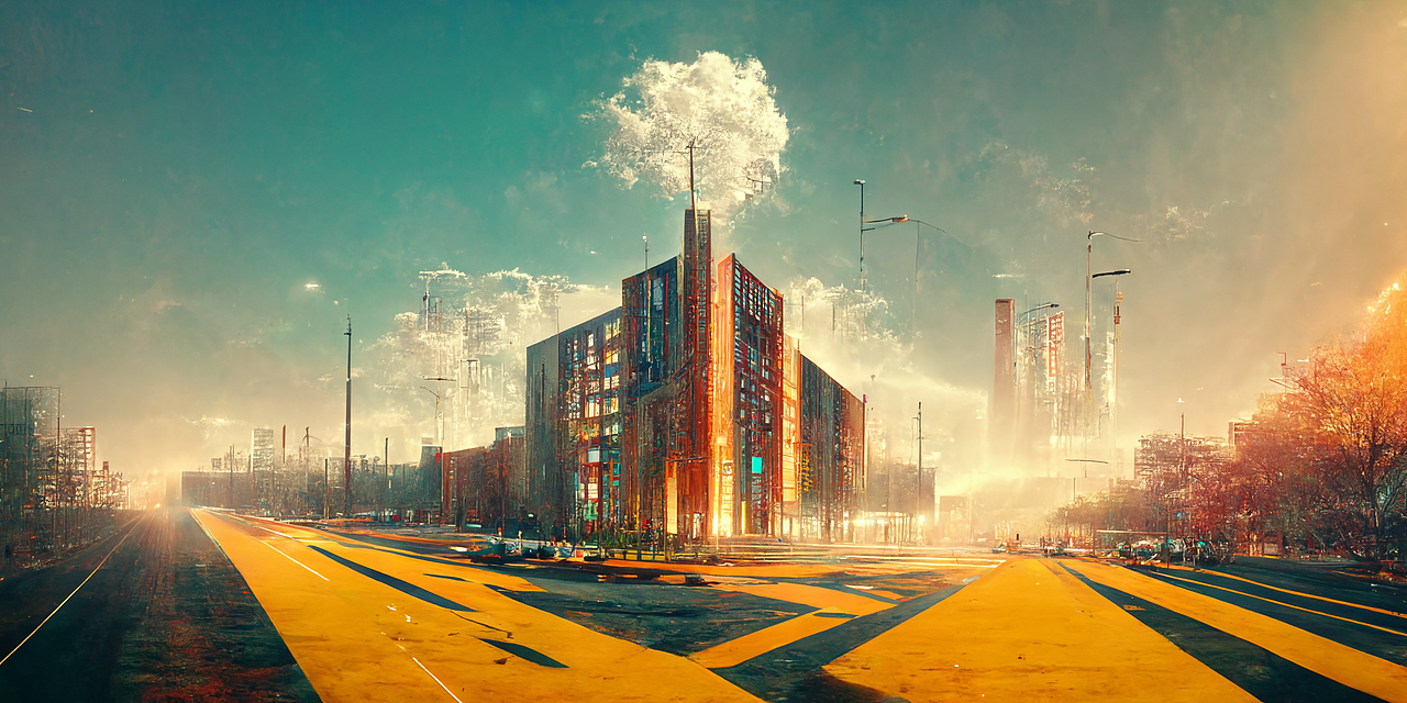 城市的十字路口