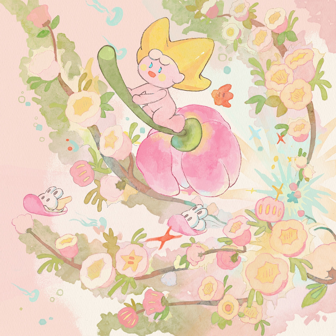 个人原创IP“星宝” | 双学位毕设~插画方向