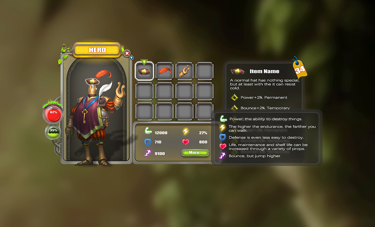 游戏界面设计（图ZMzU3MTMwMjAw） - 游戏UI - 站酷设计师Orchid_陈原创素材 - 站酷ZCOOL