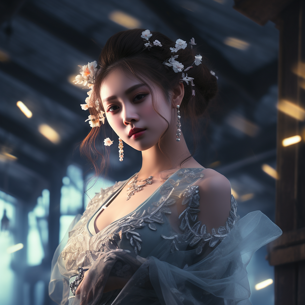 中国古风女子形象