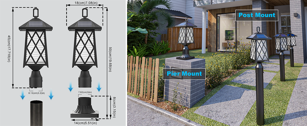 作品-太阳能柱头灯（图ZMzY3NjA3Nzcy） - 产品 - 站酷设计师蒙奇Dli娜原创素材 - 站酷ZCOOL