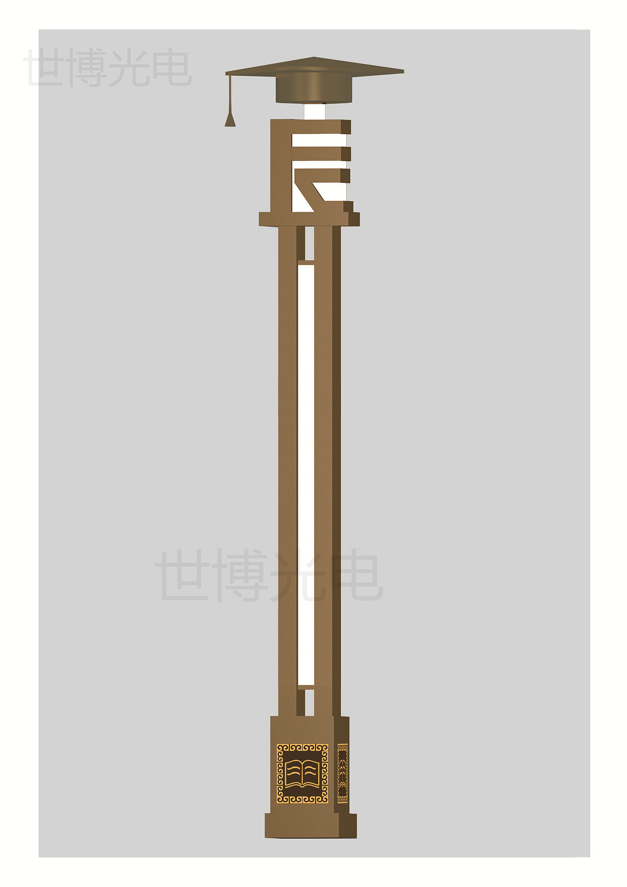 世博校园景观灯柱 创新学校园区景观灯定制 创新景观灯（图ZMzA2NjA1NzI0） - 环境/建筑摄影 - 站酷设计师世博光电景观灯原创素材 - 站酷ZCOOL