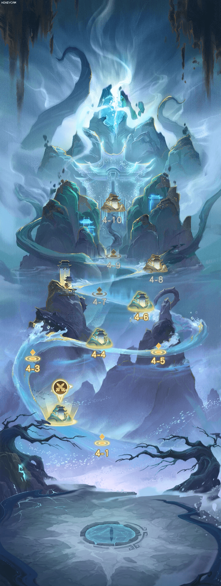 游戏关卡地图动效（图ZMzExNDAxOTA4） - 动效设计 - 站酷设计师Yeawacon原创素材 - 站酷ZCOOL