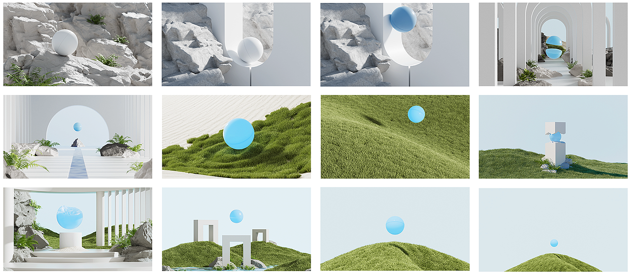 C4D动态 | 一颗小球的旅行 | Dynamic rendering(图ZMzQ0NjI0MTYw) - 产品 - 站酷设计师眼镜阿蛇原创素材 - 站酷ZCOOL