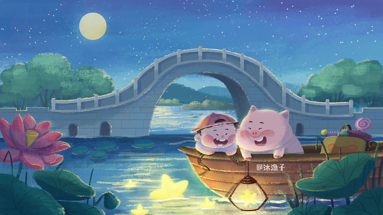 近期一些個(gè)人原創(chuàng)作品（圖ZMzA0NzI5MDYw） - 兒童插畫 - 站酷設(shè)計(jì)師沐漁子原創(chuàng)素材 - 站酷ZCOOL