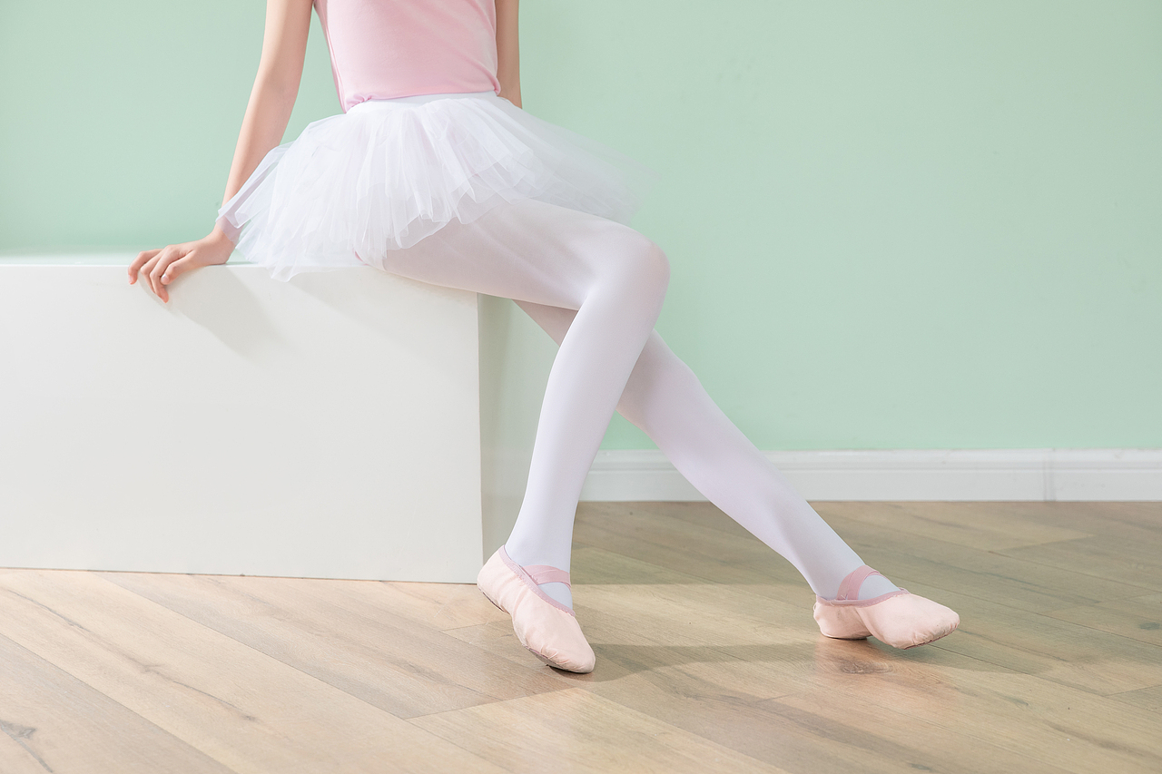 儿童舞蹈袜/连裤袜の模特拍摄