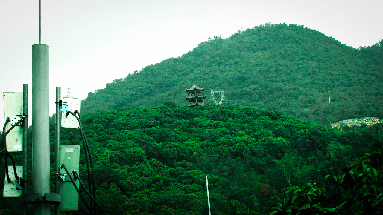 初一爬山“清溪镇大王山”,第一次拍摄。