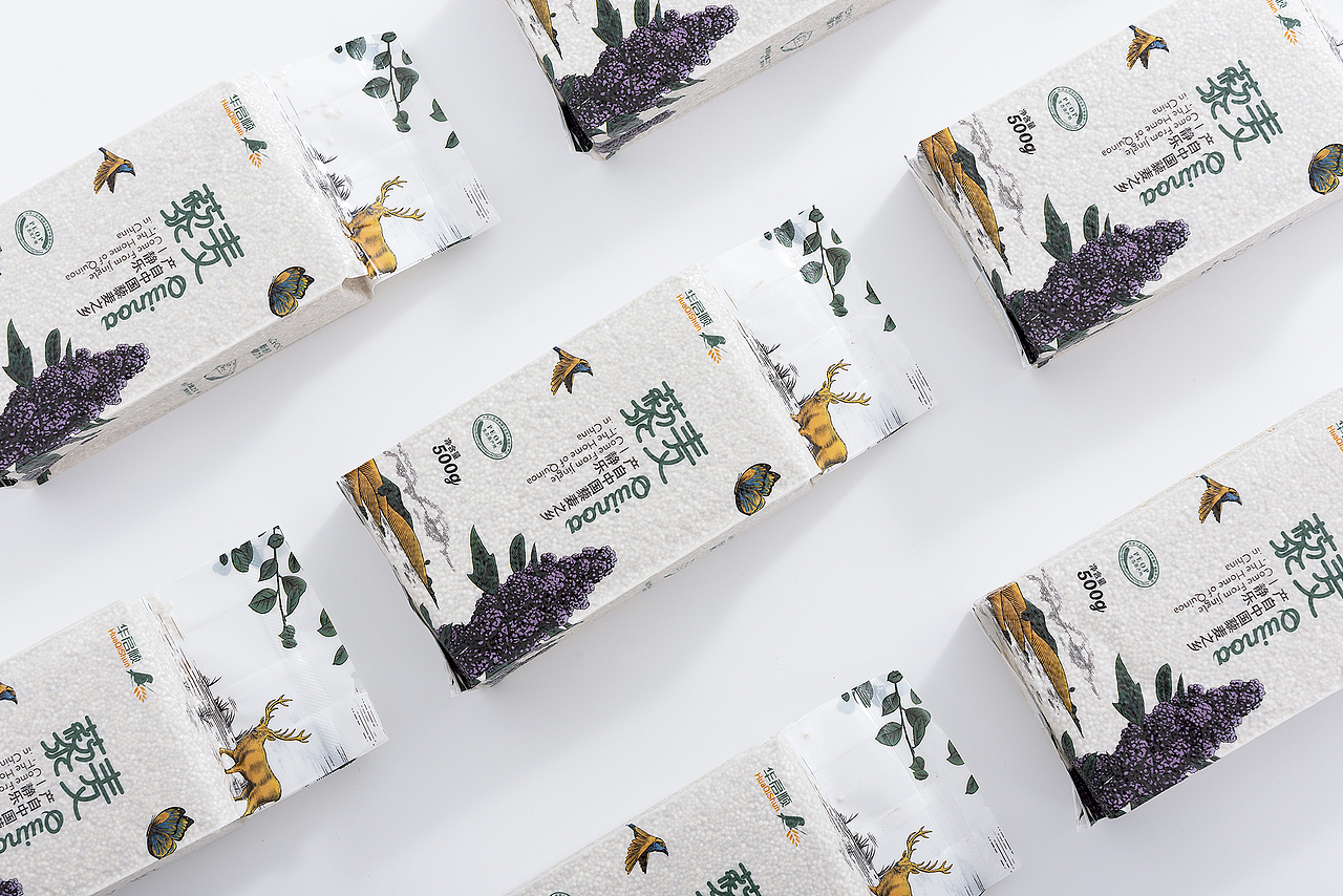 藜麦原粮礼盒包装设计