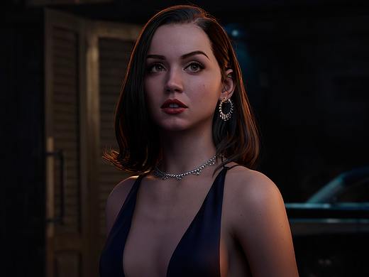Ana de Armas ： paloma