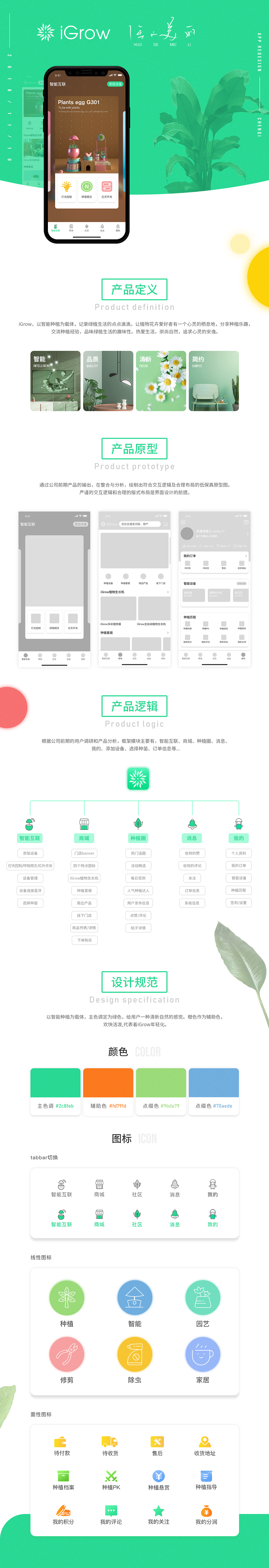 iGrow APP重设计（图ZMTM2MjkyNzUy） - APP界面 - 站酷设计师幸运77x7原创素材 - 站酷ZCOOL