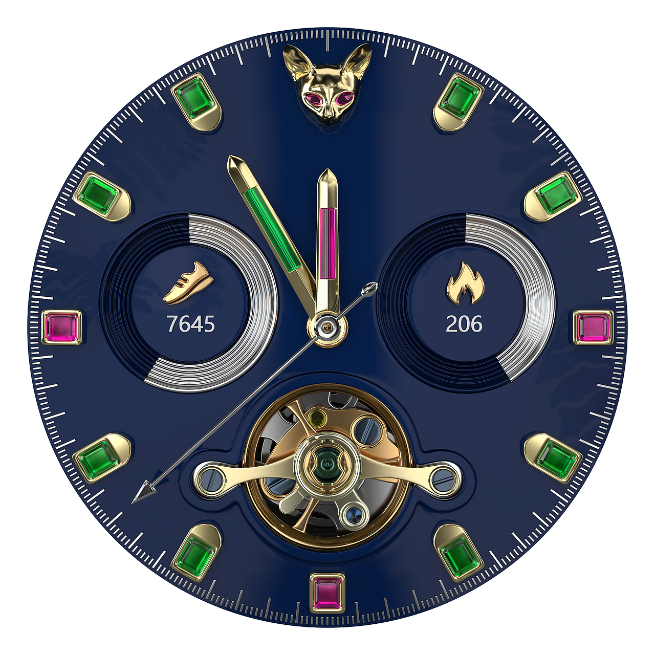 华为表盘主题猫神贝斯特