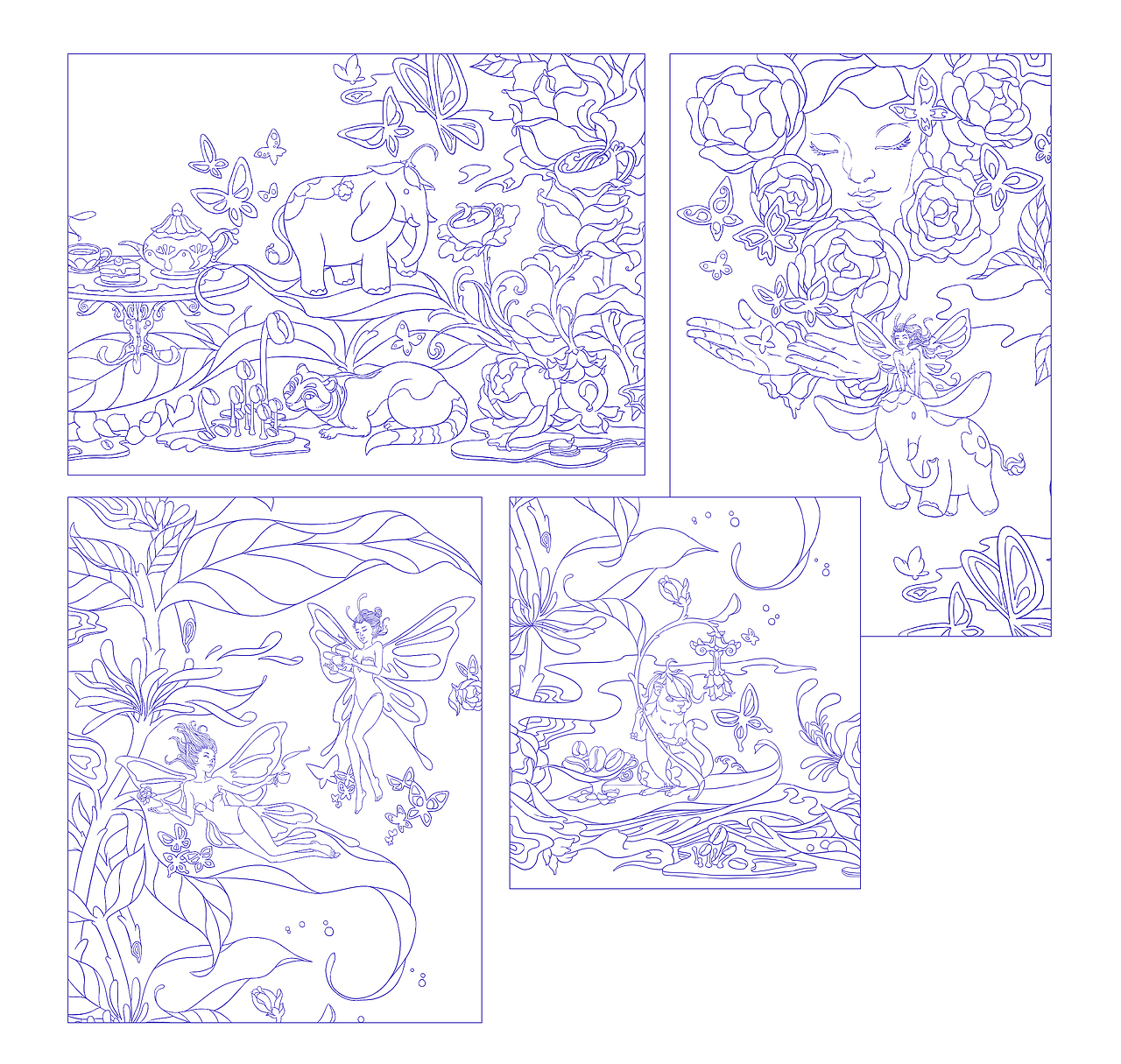 许愿池，咖啡，都市（图ZMjc0MTA0NTk2） - 商业插画 - 站酷设计师口X然原创素材 - 站酷ZCOOL