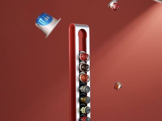 心想 胶囊咖啡 咖啡架拍摄