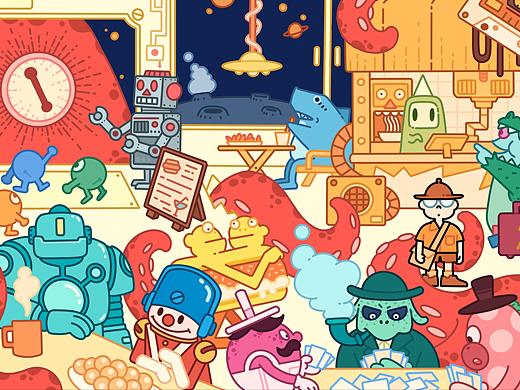 宇宙餐厅/打开ULED去旅行