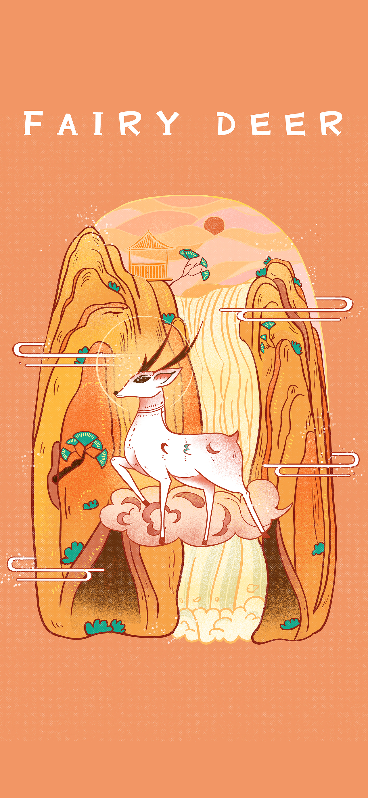 临摹《神鹿》（图ZMjMxMTk4NzQ0） - 儿童插画 - 站酷设计师吹泡泡m原创素材 - 站酷ZCOOL