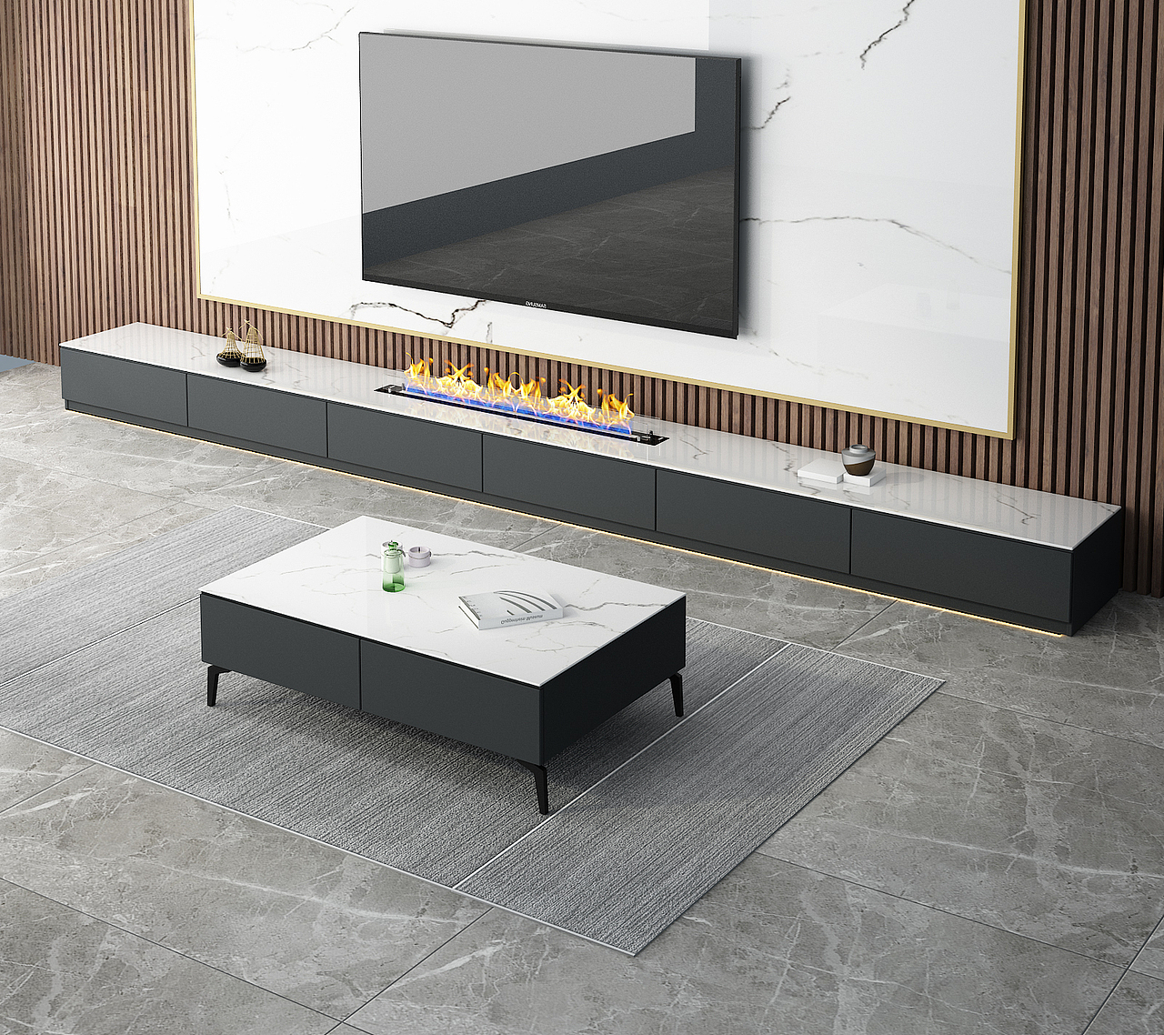 一款意式轻奢岩板电视柜茶几组合（详情页在下面）（图ZMjg0MzU3ODUy） - 生活用品 - 站酷设计师丶Maskdear原创素材 - 站酷ZCOOL