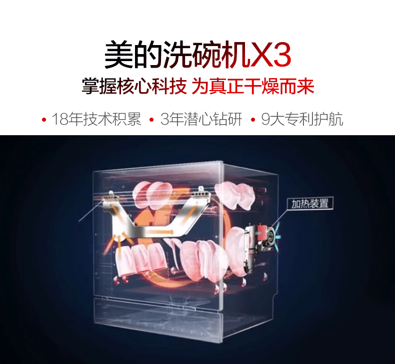 美的X3洗碗机