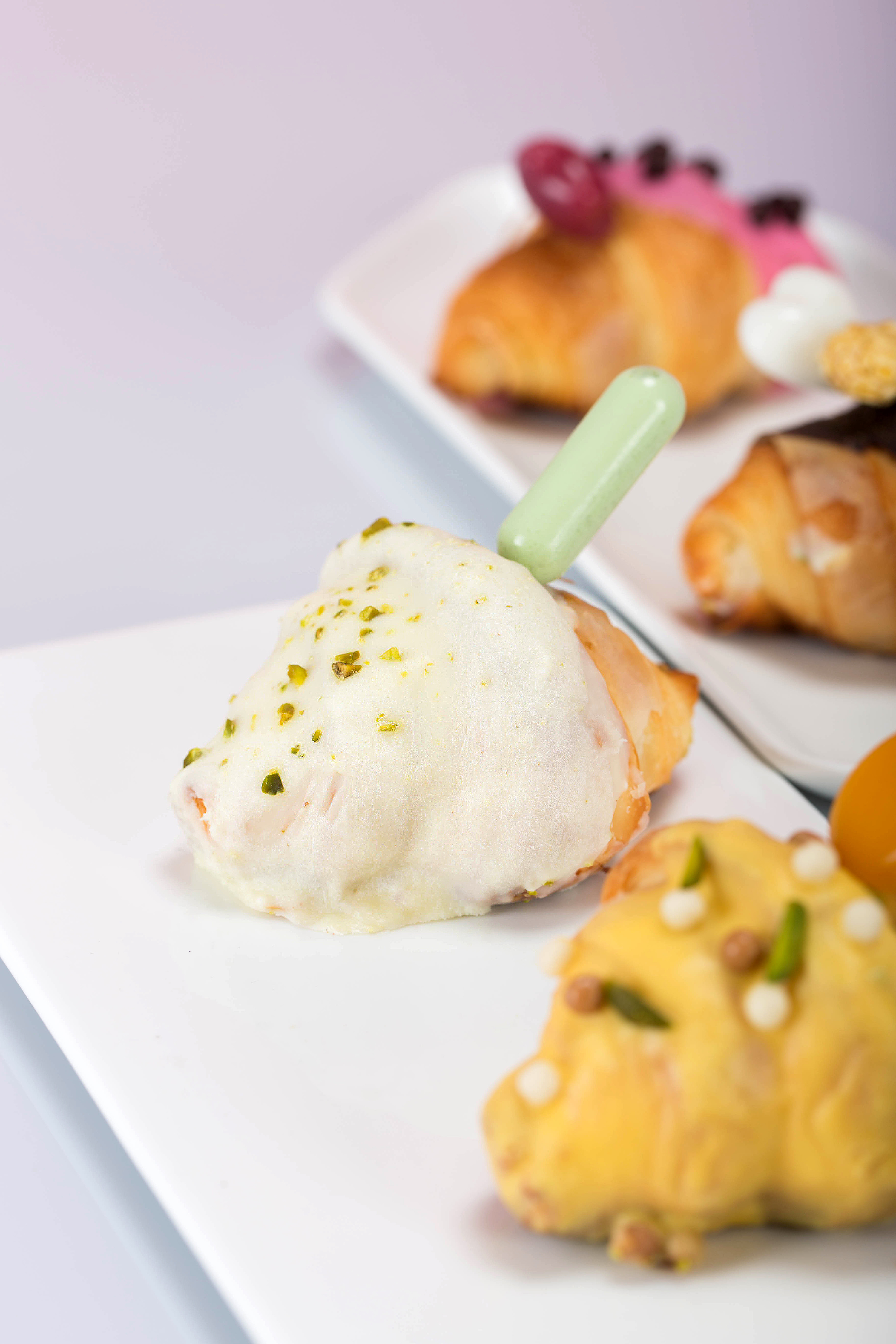 小甜心可颂蛋糕拍摄