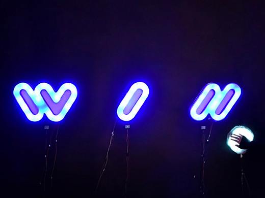 A stroke of win 作品集项目 交互装置