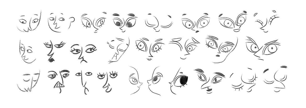 【宝藏】人物线稿笔记