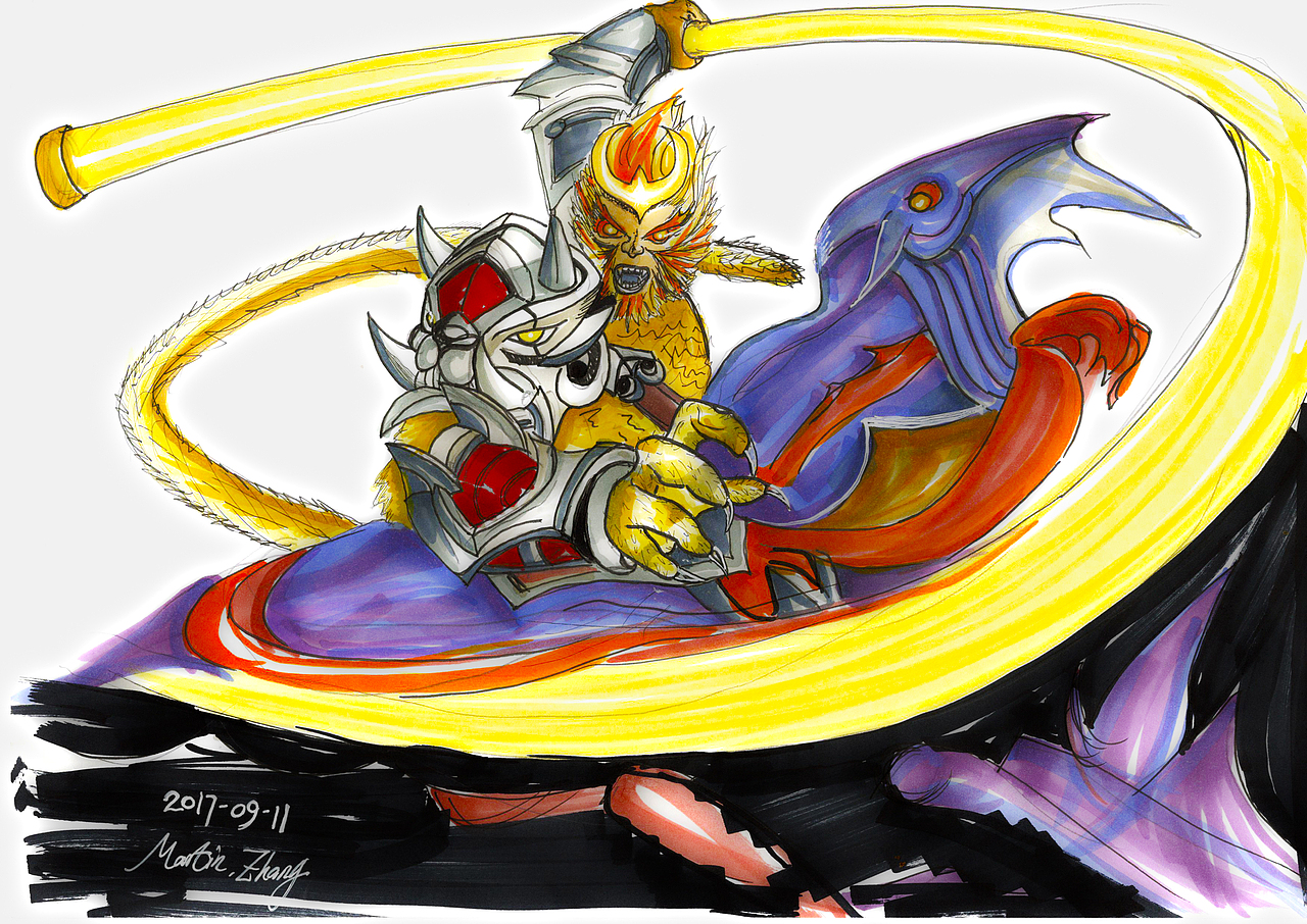 随手画系列——孙悟空