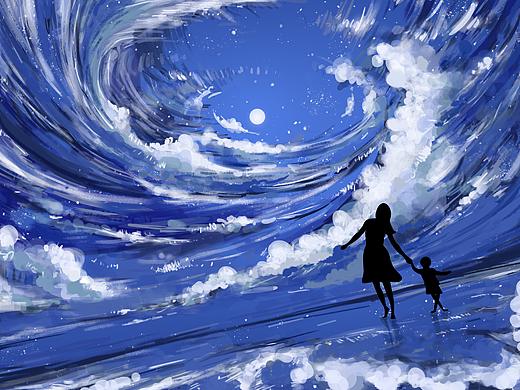 亲情（个人主页-ZMzg5NjgxNzI=） - 创作习作 - 站酷设计师鸭古兽原创素材 - 站酷ZCOOL