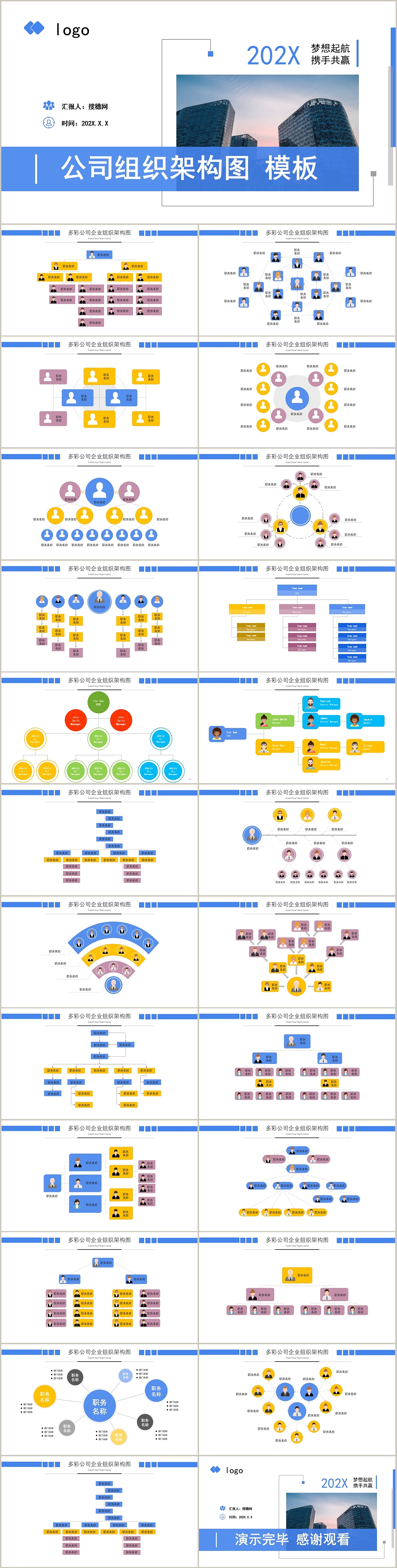 清晰时尚公司企业部门团队组织分配架构图PPT模板（图ZMTY5ODQxNTY0） - PPT/Keynote - 站酷设计师豚设计原创素材 - 站酷ZCOOL