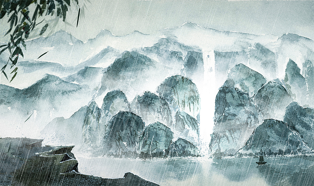 青青之上 · 烟雨的一切（图ZMjI2NDg1MTY0） - 创作习作 - 站酷设计师不语氏原创素材 - 站酷ZCOOL