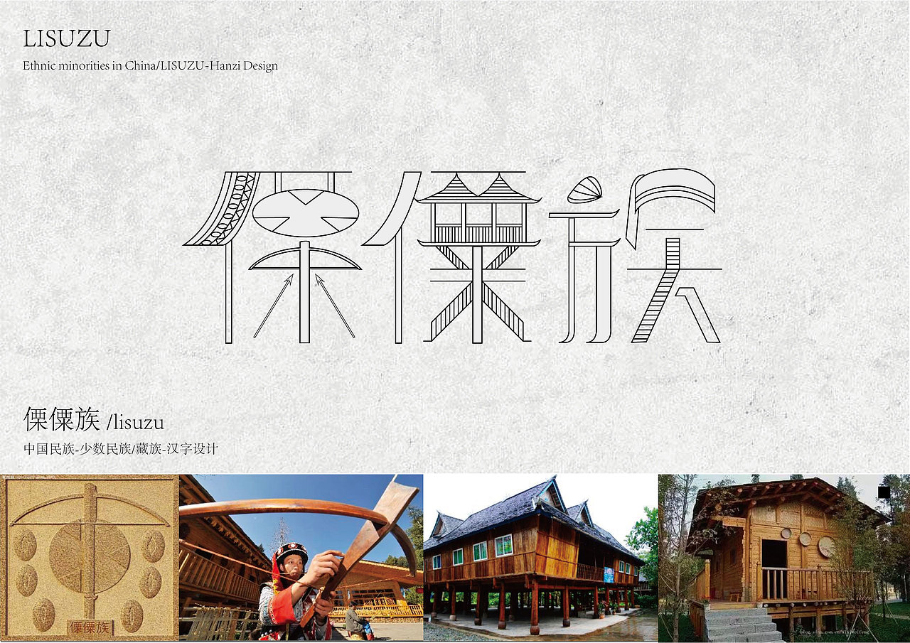 意象字体之少数民族