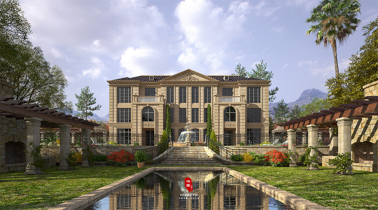 HOMETO · 高端表现 —— 【建筑案例】（图ZMjA4MTk0MzQ4） - 建筑设计 - 站酷设计师鸿图世纪原创素材 - 站酷ZCOOL