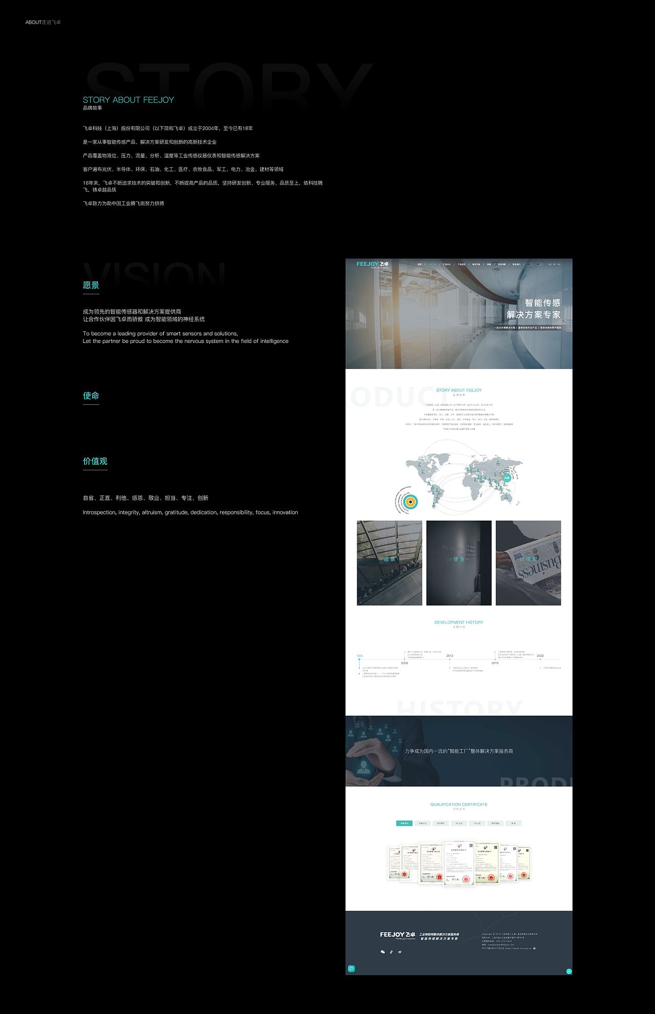 Feejoy飞卓丨科技类定制站（图ZMzE4NDI1OTky） - 企业官网 - 站酷设计师极简慕枫_Gawain原创素材 - 站酷ZCOOL
