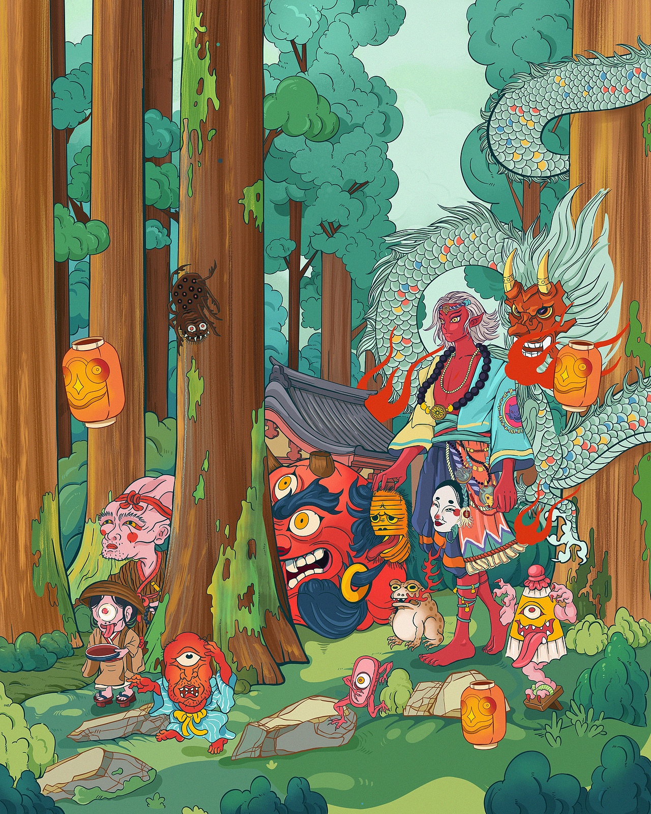 国风国潮插画 NFT（图ZMzM5OTUyMzAw） - 商业插画 - 站酷设计师Mis陈大欣原创素材 - 站酷ZCOOL