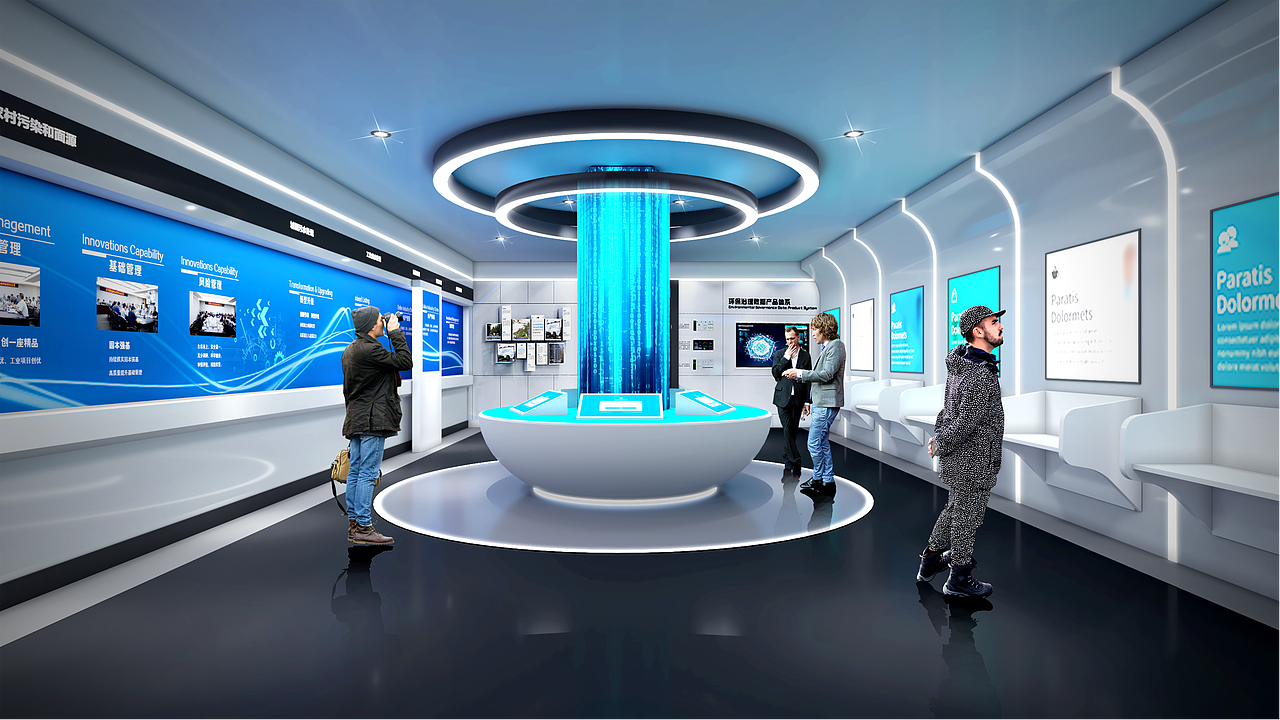 国家生态环境技术成果转化综合服务平台雄安基地展厅