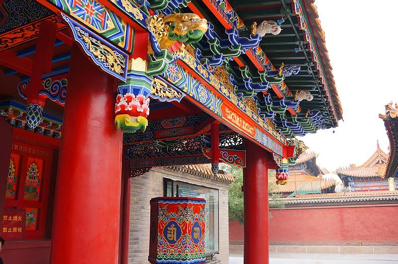 内蒙古呼和浩特席力图召大召寺 风景摄影