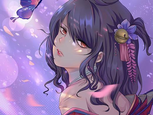 二次元和服小姐姐