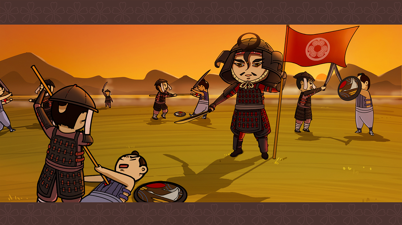 《樱花将军》（图ZMTIzNDQxNzYw） - 艺术插画 - 站酷设计师木土小牡丹原创素材 - 站酷ZCOOL