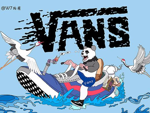 Vans插画广告pop