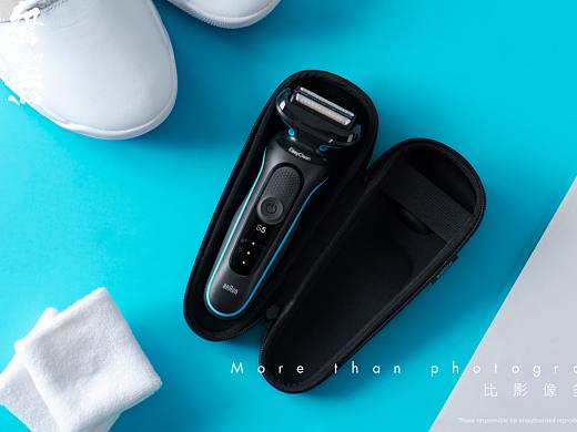 Braun 博朗小猎豹5系剃须刀设计师礼盒拍摄案例分享
