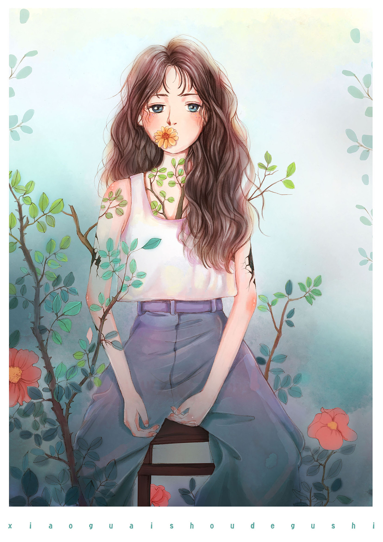 小姐姐两张（图ZMTY3Mjk2OTQ4） - 创作习作 - 站酷设计师讲故事的小怪兽原创素材 - 站酷ZCOOL