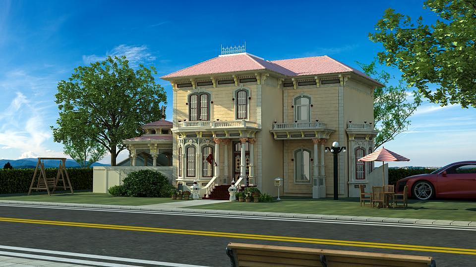 3D场景渲染+建模（图ZMTIxMTg3NDAw） - 场景 - 站酷设计师禾凌哒覞原创素材 - 站酷ZCOOL