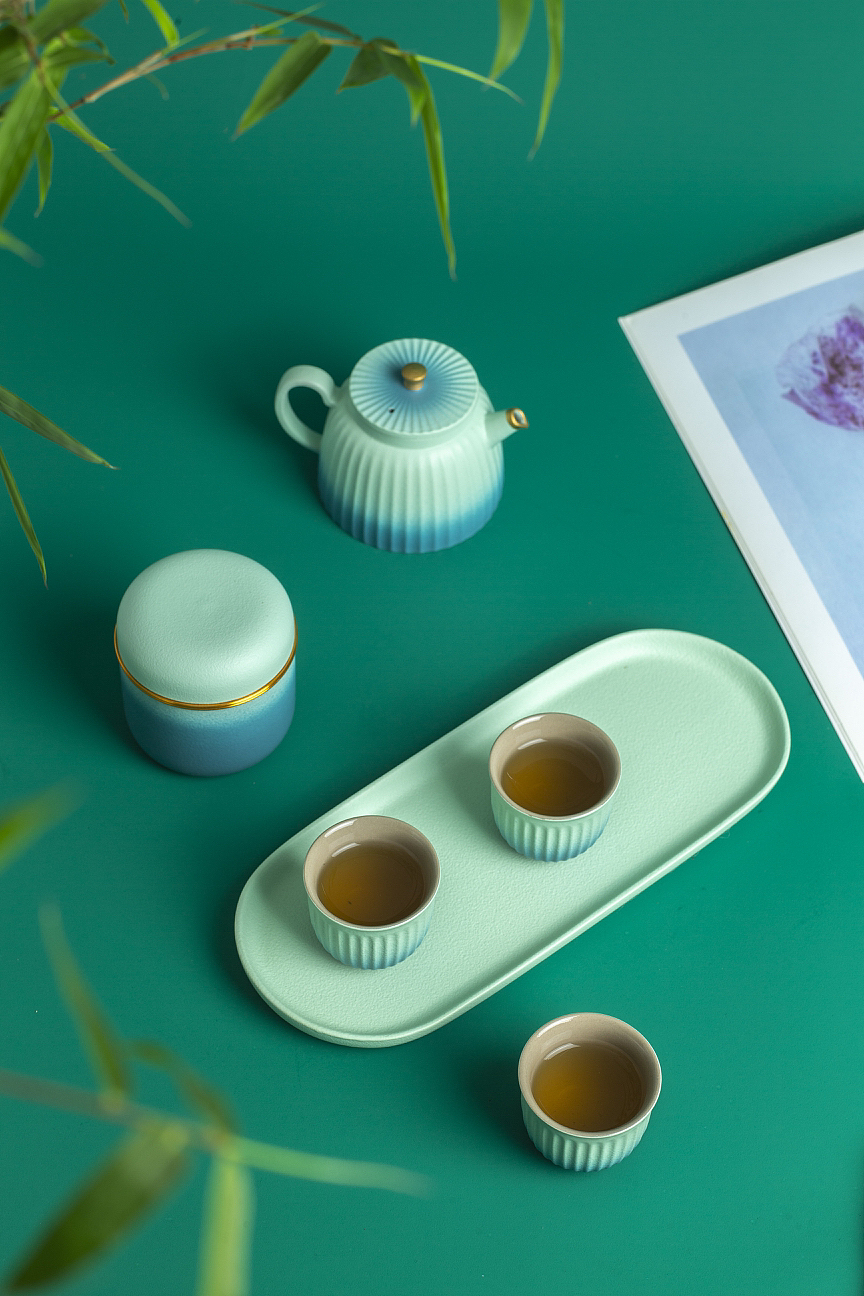 流金岁月之青绿|茶具