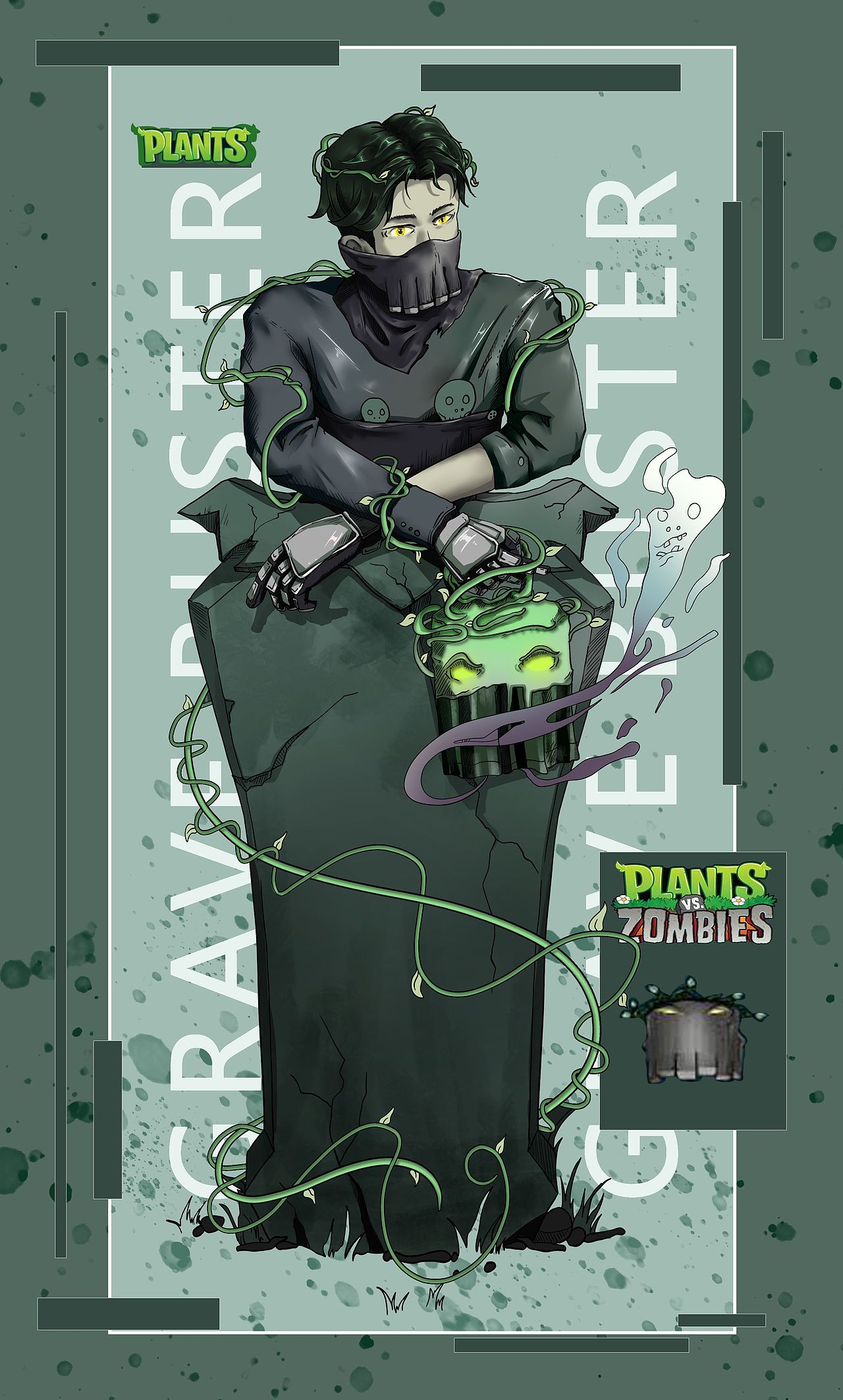 植物大战僵尸拟人创作（图ZMjc5MzcxMjUy） - 绘本 - 站酷设计师L糯米橙子原创素材 - 站酷ZCOOL