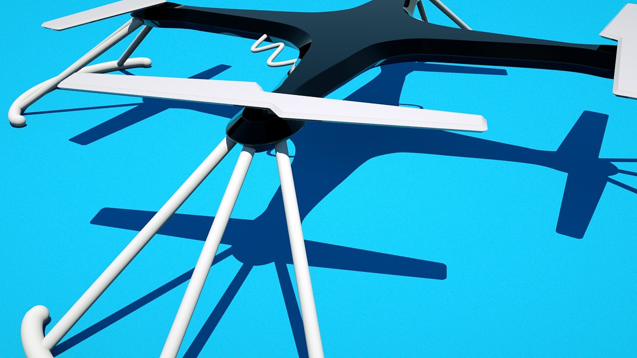 C4D无人机练习（图ZMTgwOTQwOTA4） - 其他空间 - 站酷设计师寻找四叶草的传说原创素材 - 站酷ZCOOL