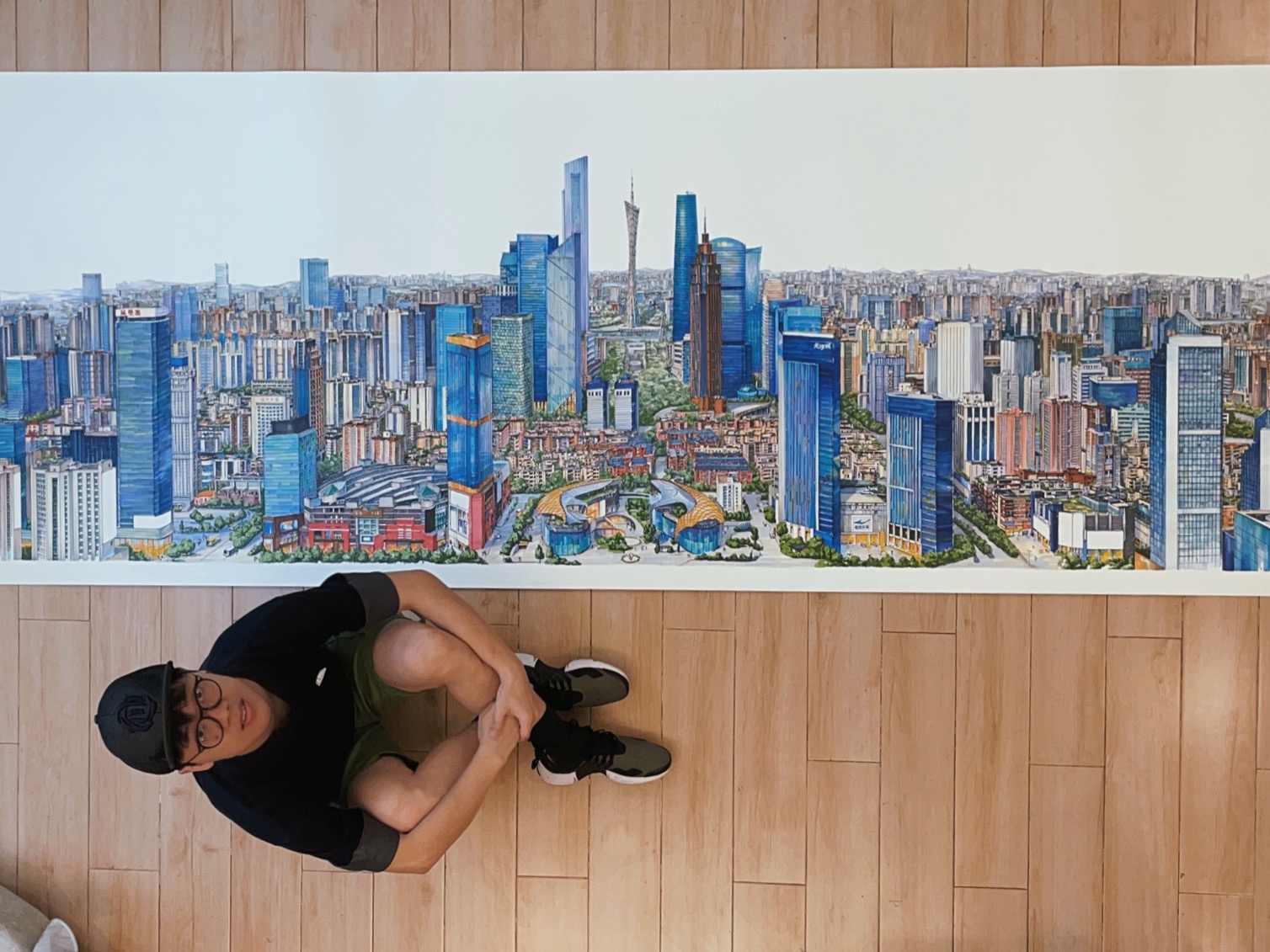 马克笔手绘《广州·珠江新城》
